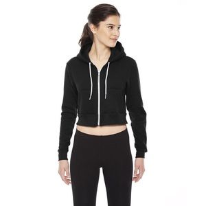 American apparel cropped zip up hoodie like new condition
